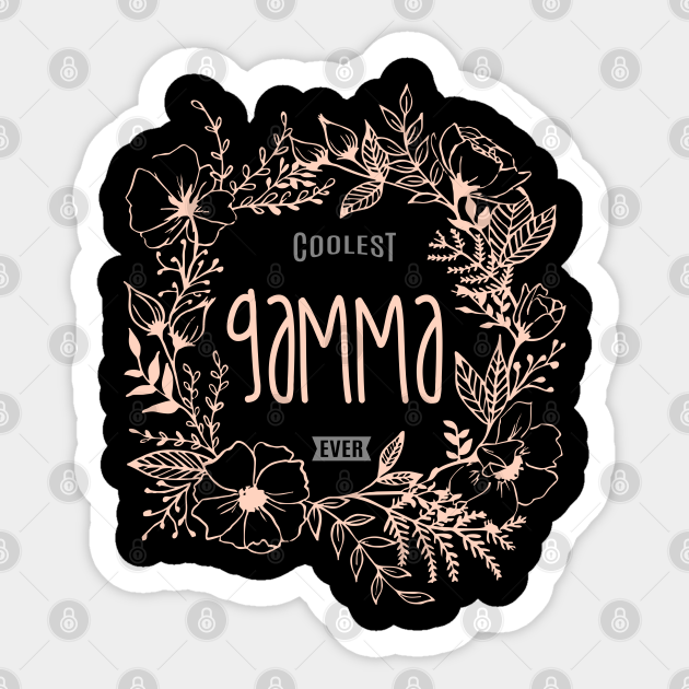 Coolest Gamma Ever Sticker by C_ceconello